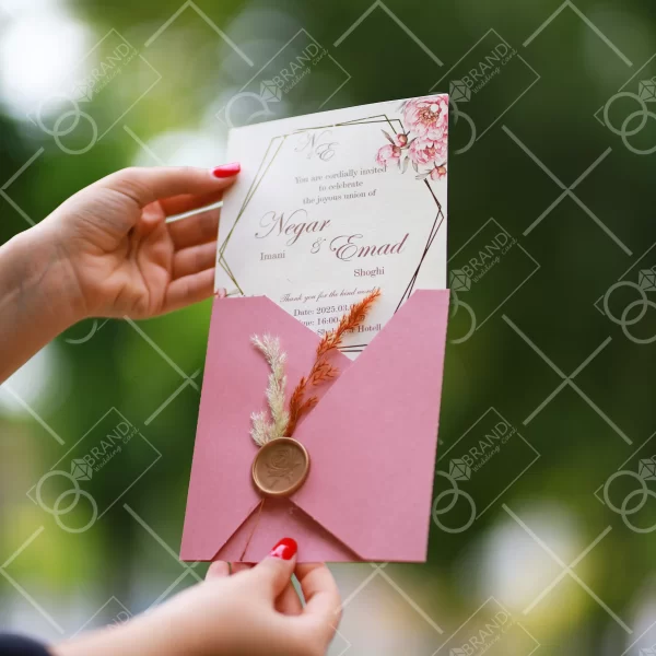 کارت عروسی قیمت مناسب مدل Barayo