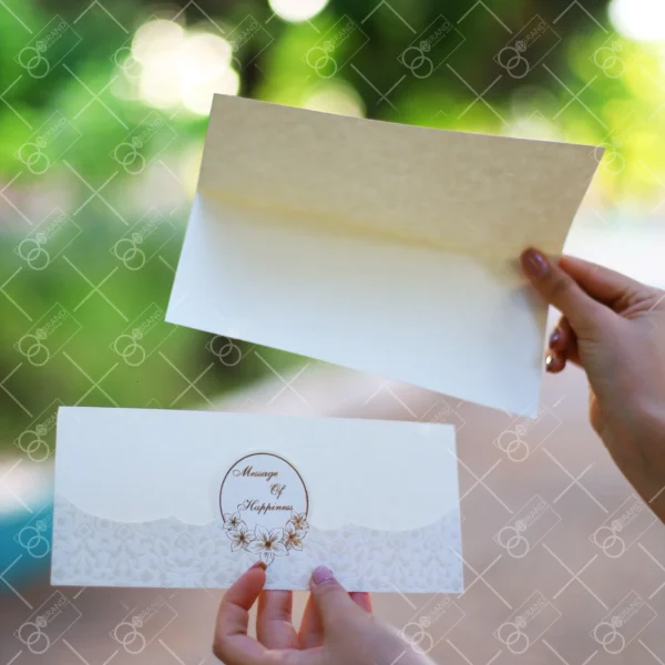 کارت عروسی ارزان پاکت دار مدل Nayzan
