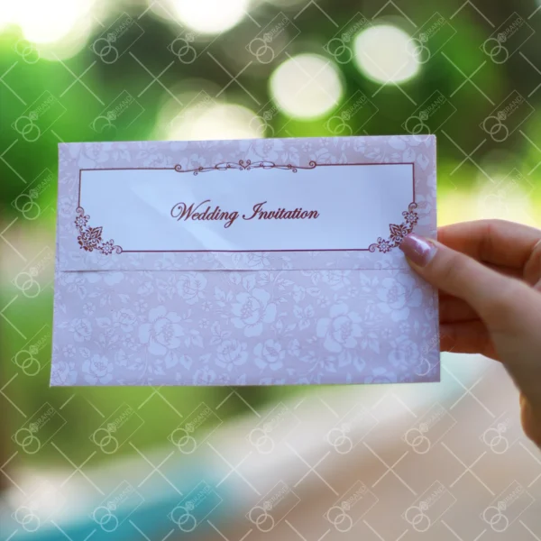 کارت عروسی ارزان پاکت دار کد 104