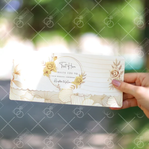 کارت عروسی ارزان سه لا کد 13