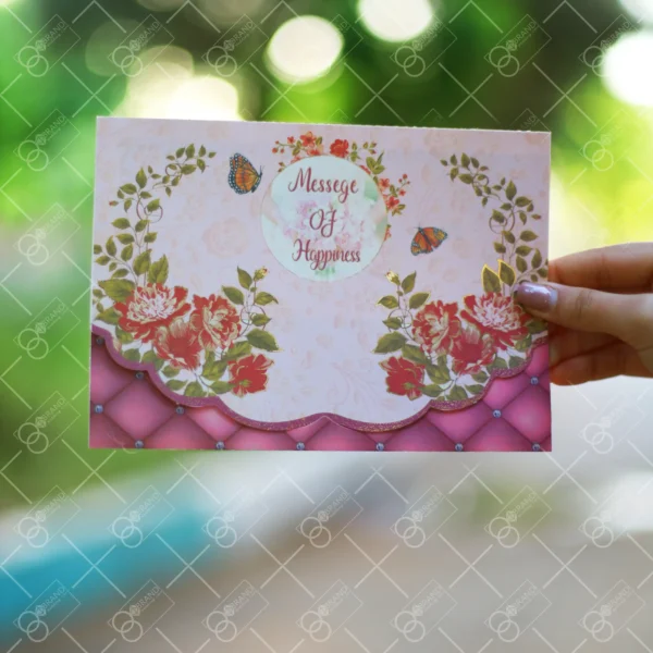 کارت عروسی ارزان پاکت دار کد 211