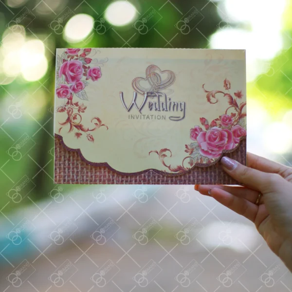 کارت عروسی ارزان پاکت دار کد 212