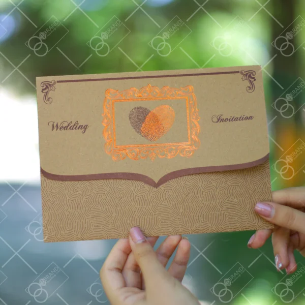 کارت عروسی ارزان پاکت دار مدل Esrar