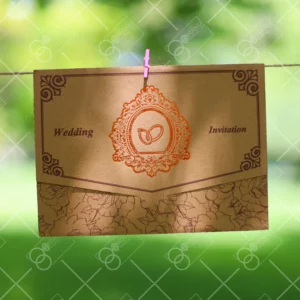 کارت عروسی ارزان پاکت دار مدل Eshta