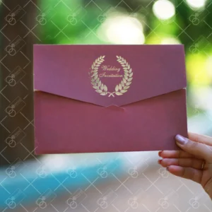 کارت عروسی ارزان پاکت دار مدل Zahed