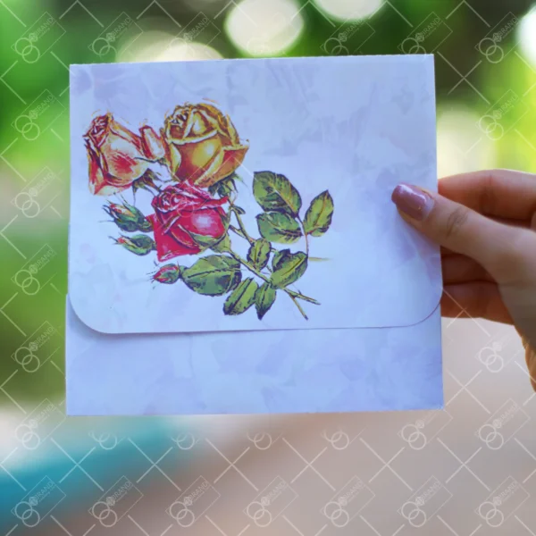 کارت عروسی ارزان پاکت دار کد 362