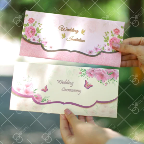 کارت عروسی ارزان سه لا کد 54