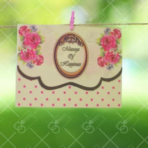 کارت عروسی ارزان سه لا مدل 971