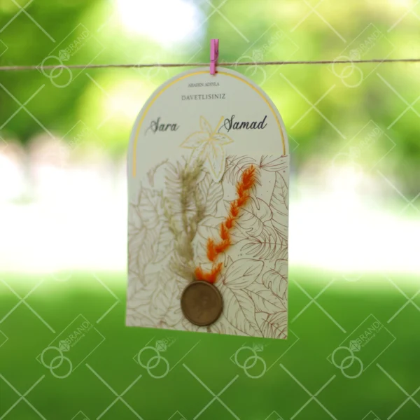 کارت عروسی قیمت مناسب مدل Gianam
