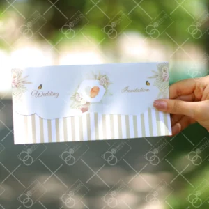 کارت عروسی ارزان سه لا  کد 338