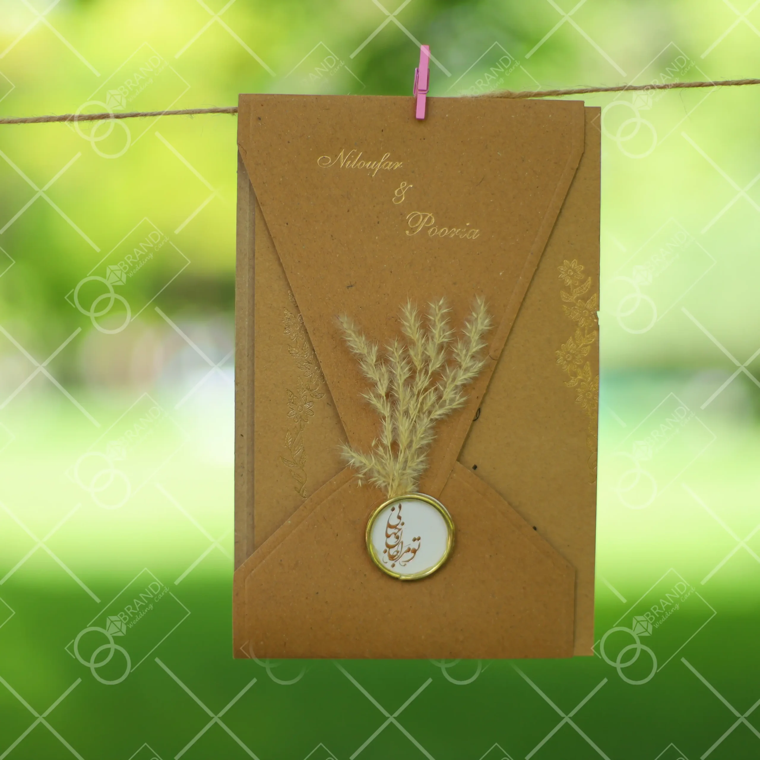 کارت عروسی قیمت مناسب مدل Niloofar