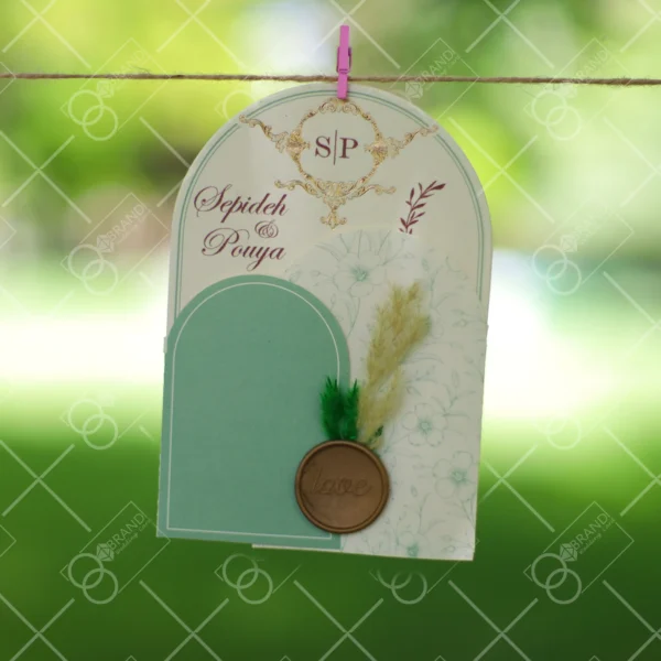 کارت عروسی قیمت مناسب مدل Golideh