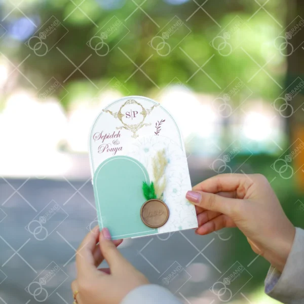 کارت عروسی قیمت مناسب مدل Golideh