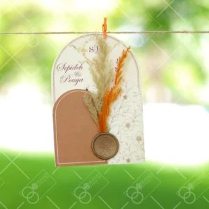 کارت عروسی قیمت مناسب مدل Golve