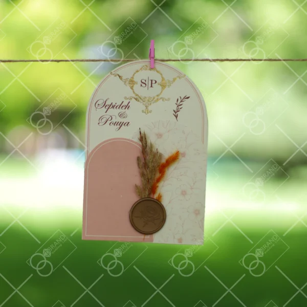 کارت عروسی قیمت مناسب مدل Golfa