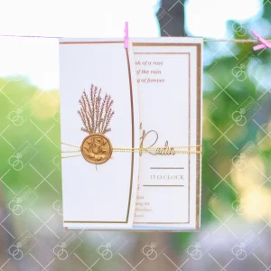 کارت عروسی طلقی مدل Layak
