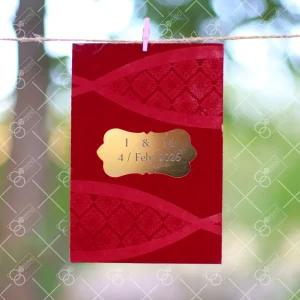 کارت عروسی جیر مخمل مولتی استایل Elesa