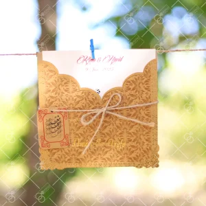 کارت عروسی کرافت مدل Kizhan